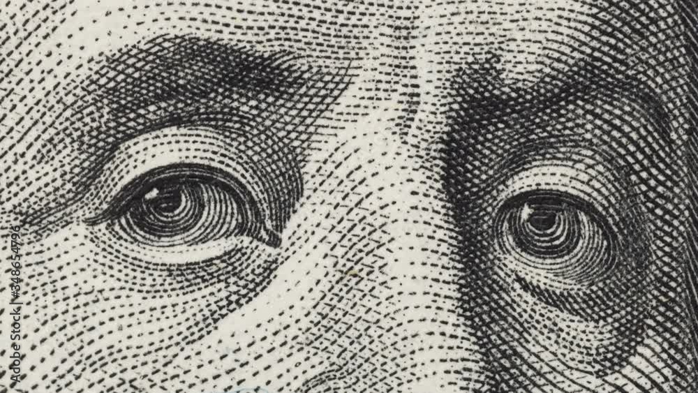 Currency stop motion animation. Different world money bill macro view. Digits face value close up.  World currency paper cash money. Money texture.