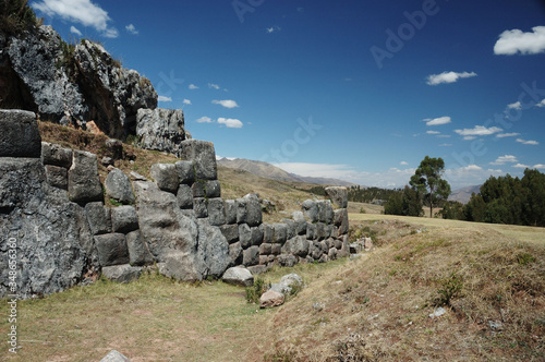 Fotografija Sacsayhuamán fortress view near Cusco Pero