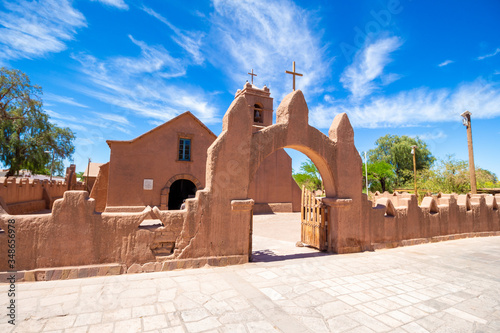 Church at San Pedro de Atacama (Chile). photo