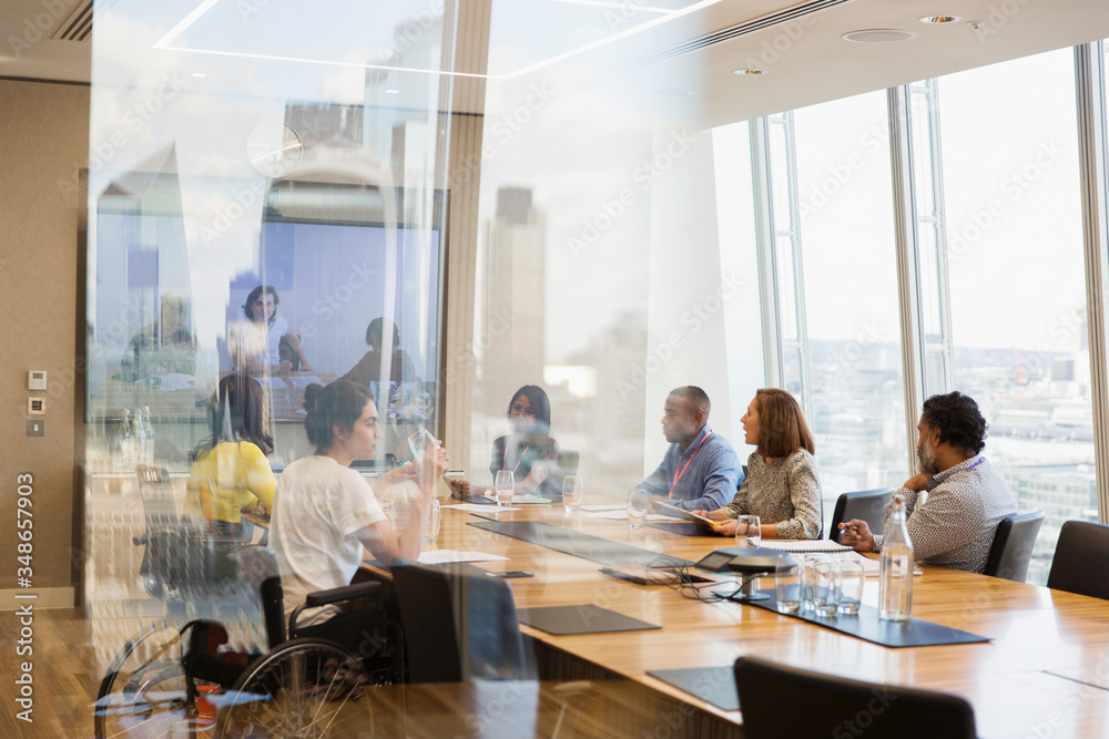 Business people in conference room meeting Business people in conference room meeting