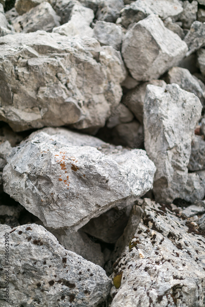 A close up of a large rock texture.
