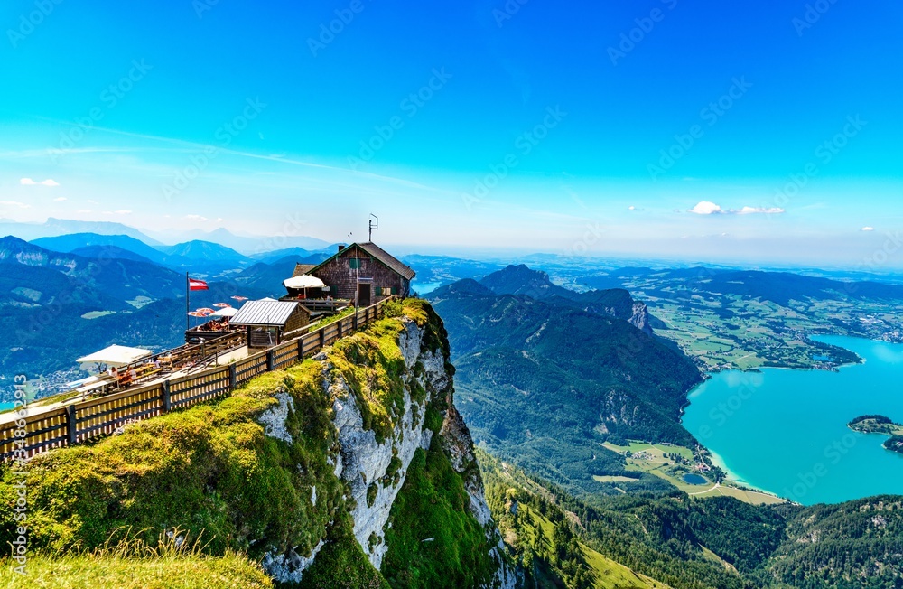 Fototapeta premium Schafberg by Sankt Wolfgang im Salzkammergut, Austria