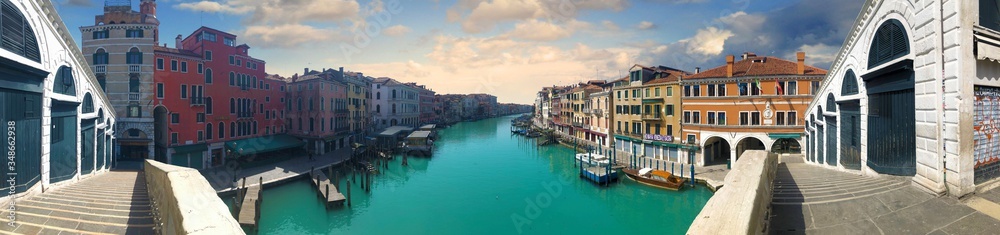 Venice in Italy Lockdown Covid19 Coronavirus