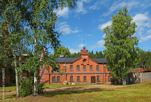 Verla Groundwood and Board Mill - Museum. Finland - UNESCO World Heritage. Mill and its associated residential area, remarkably well-preserved example of the small-scale rural industrial settlements. photo