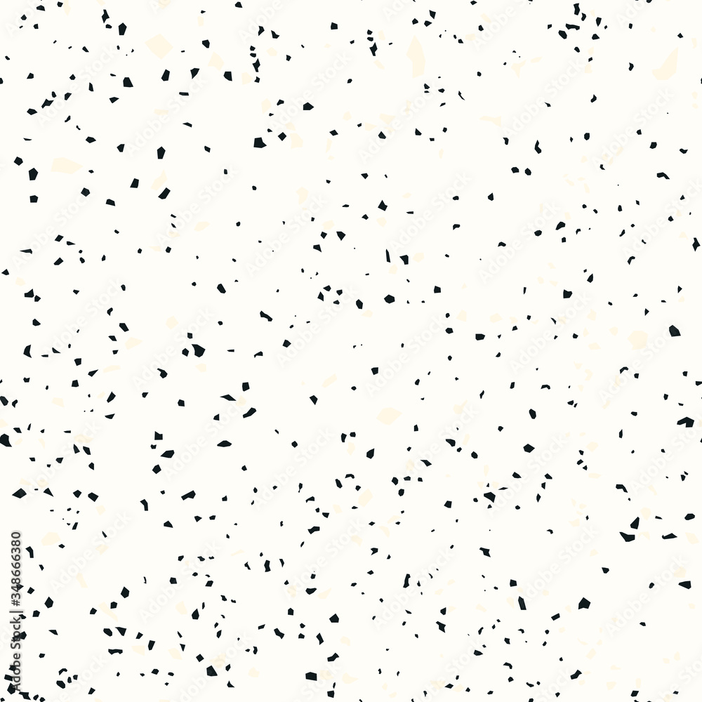 Terrazzo background, seamless pattern. Pastel texture. Vector illustration