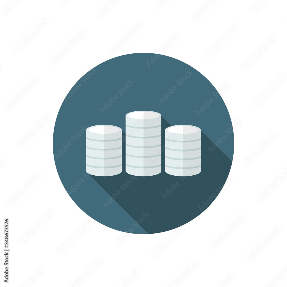 coins, money vector icon coins, money vector icon