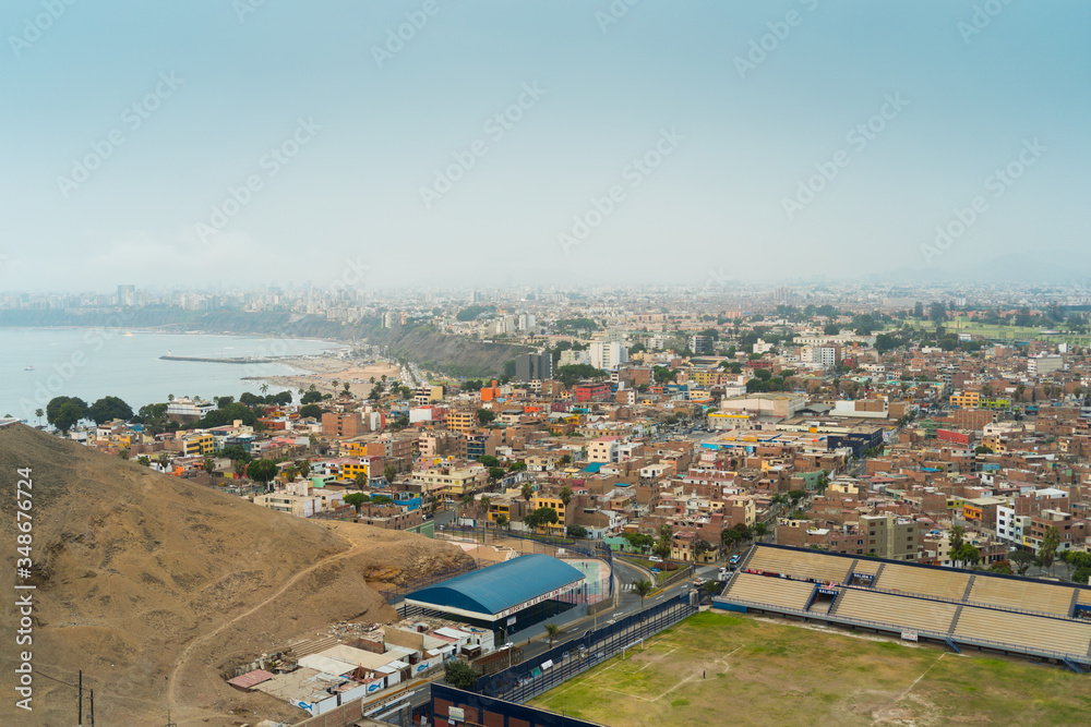 City of lima aerial view