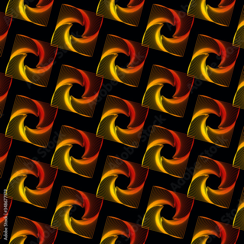 Patrón con mosaico con cuadrados