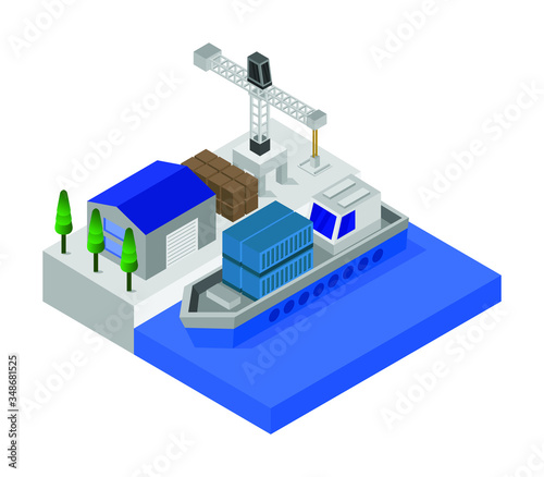 isometric port