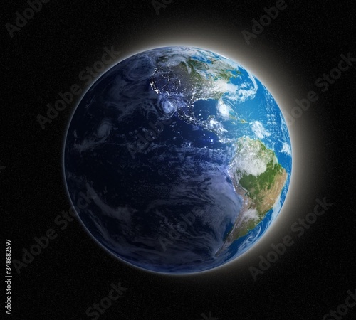 earth in space