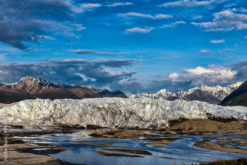 Alaskan Glacier and Mountains