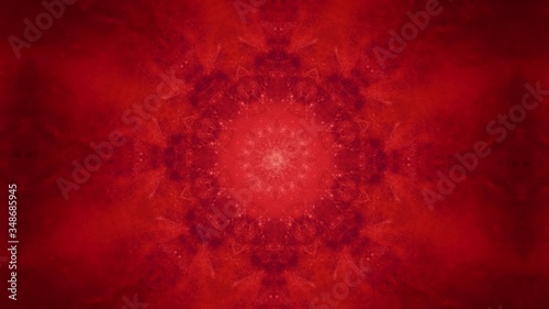 Kaleidoscope  sequence pattern. Abstract multicolored motion graphic background.