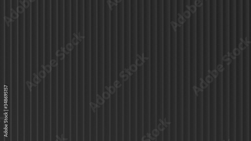 3d rendering of black brushed metal background with smooth highlight