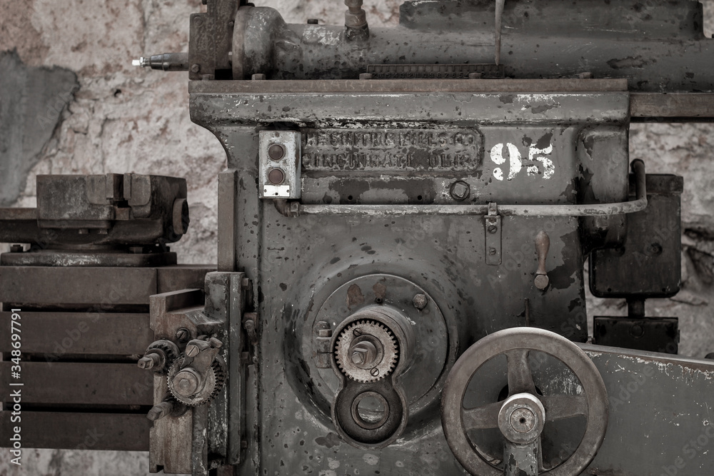 old rusty lock