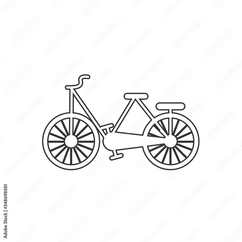 Fototapeta premium bicycle icon vector illustration design