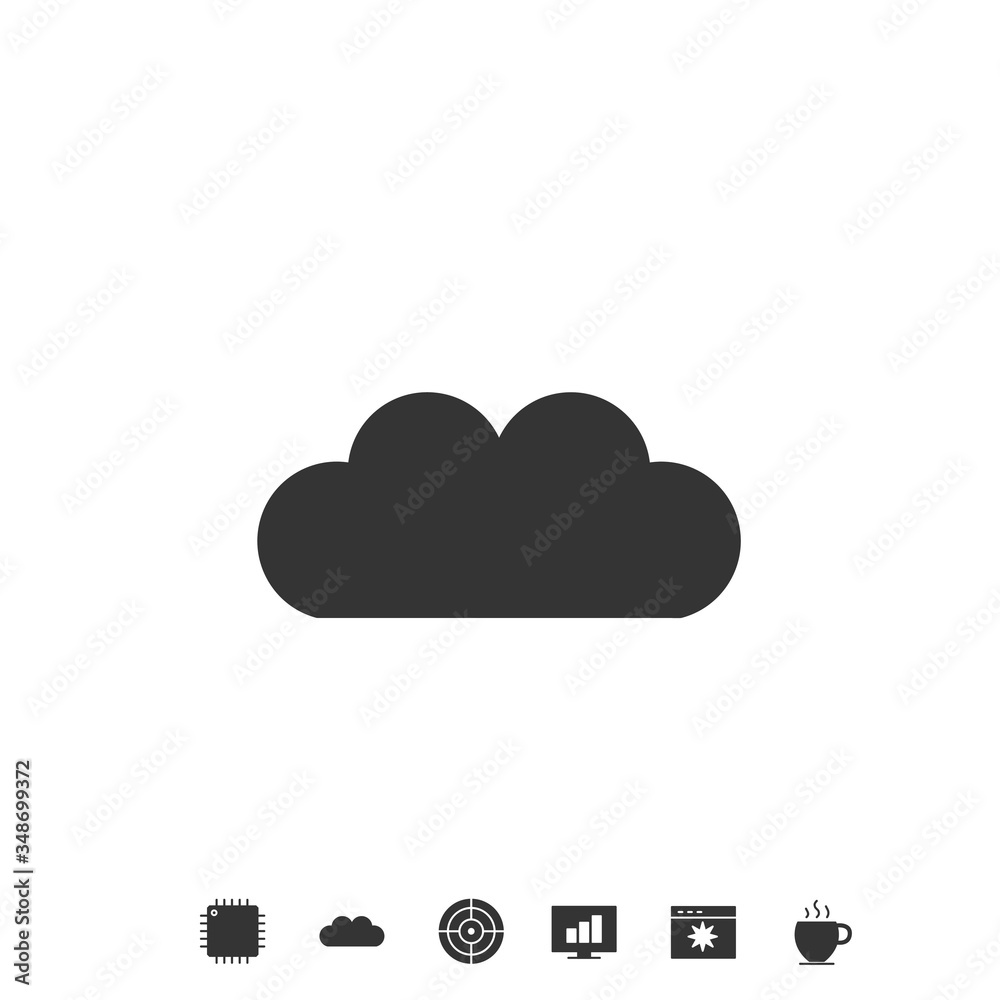 cloud icon vector illustration design cloud icon vector illustration design