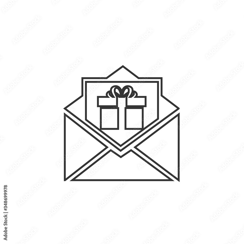 envelope gift icon vector illustration design envelope gift icon vector illustration design