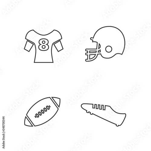 american football icon vector illustration design