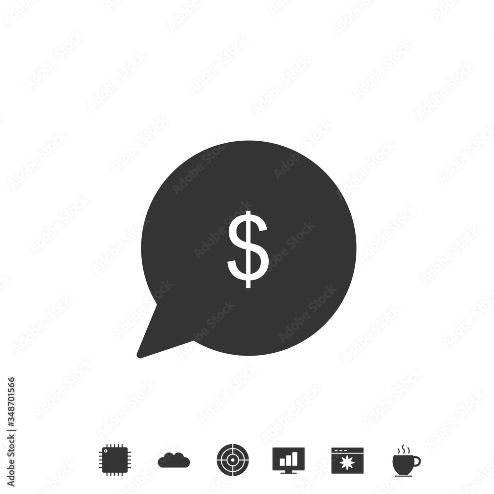 money talk icon vector illustration design money talk icon vector illustration design