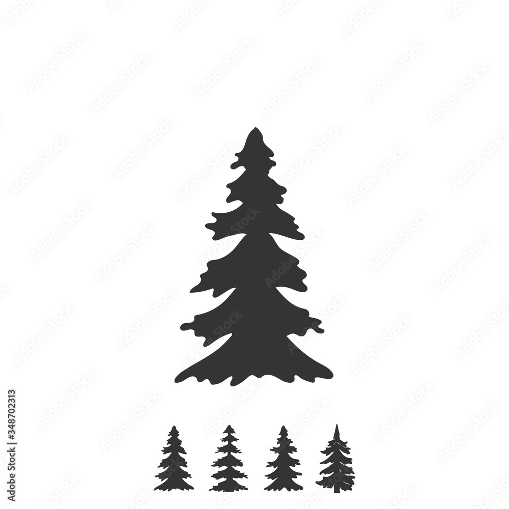 pine tree icon vector illustration design