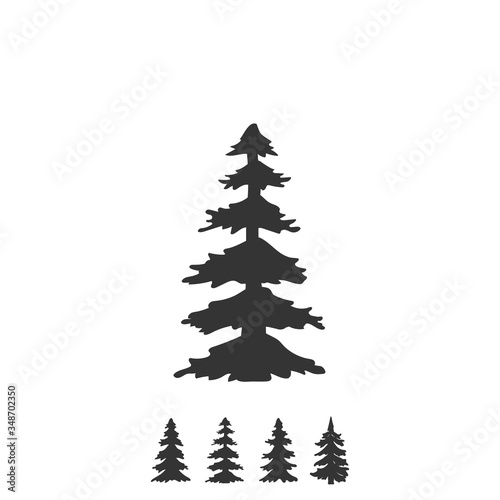 pine tree icon vector illustration design