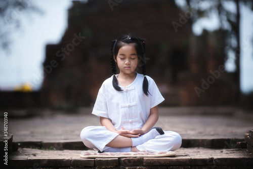 Baby  girl Meditation © nukul2533