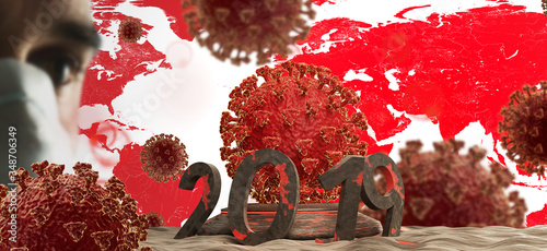 concept of Coronavirus 2019...