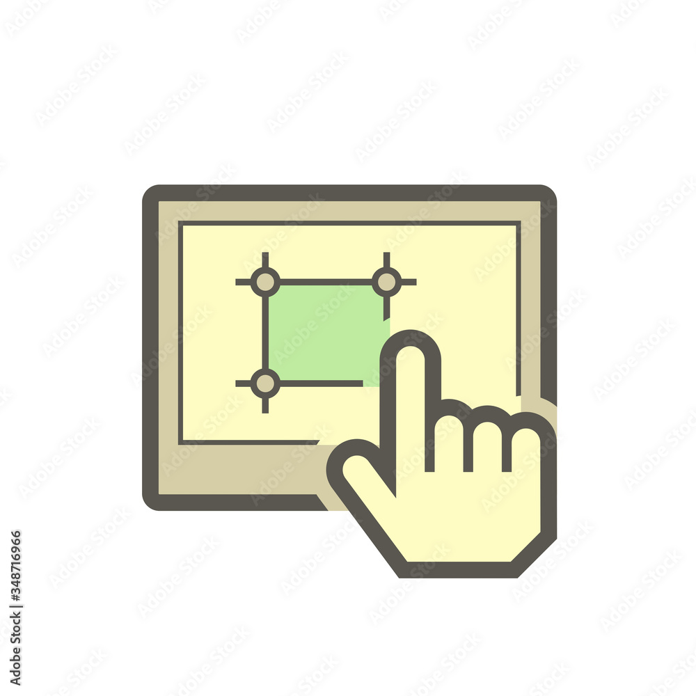 Land investment selection vector icon design. Land investment selection vector icon design.