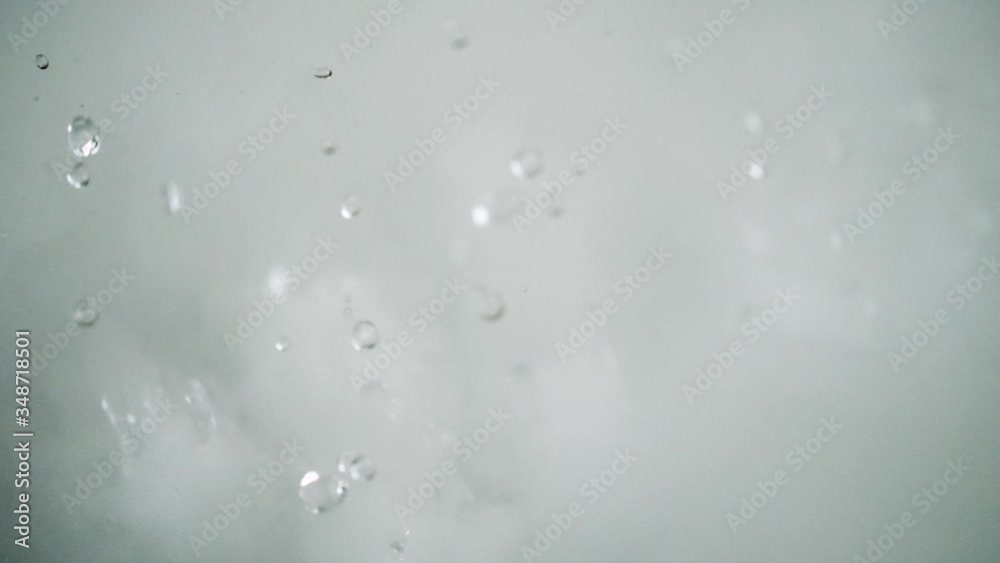 water drops on hot spring water drops on hot spring