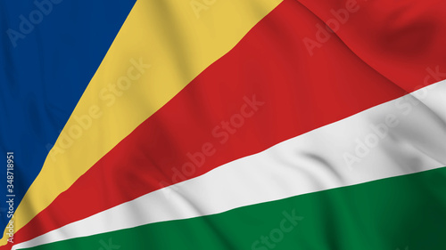 Seychelles flag is waving 3D animation. seychelles flag waving in the wind. National flag of seychelles. Free Download Seychelles flag is waving 3D animation. seychelles flag waving in the wind. National flag of seychelles. - GFXLoad