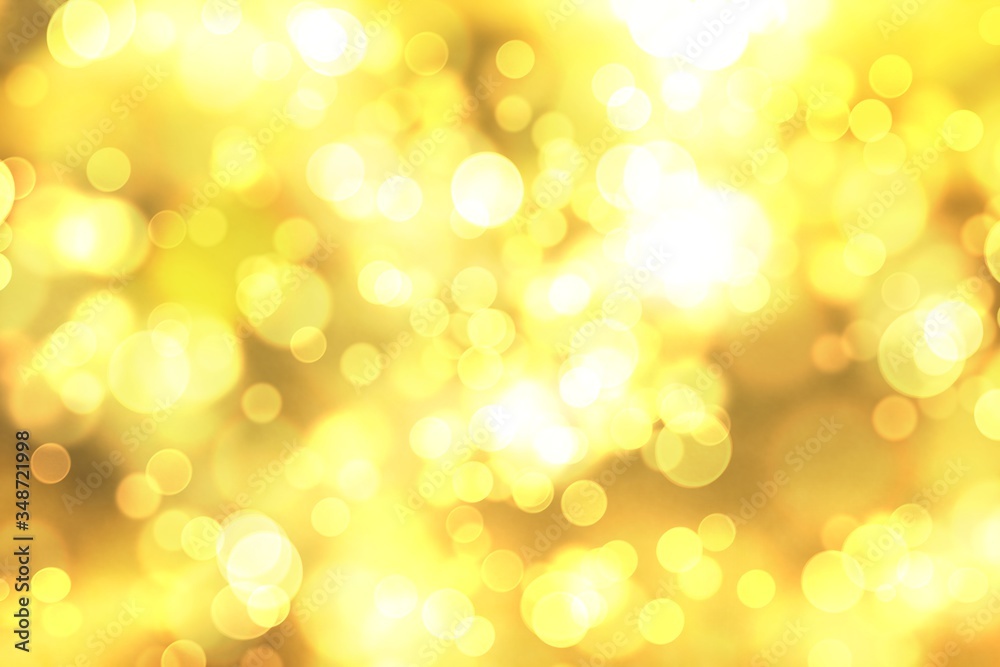 golden bokeh background
