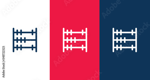 Abacus icon illustration isolated vector sign symbol