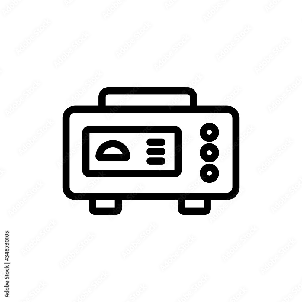 multifunctional electric generator icon vector. multifunctional electric generator sign. isolated contour symbol illustration multifunctional electric generator icon vector. multifunctional electric generator sign. isolated contour symbol illustration