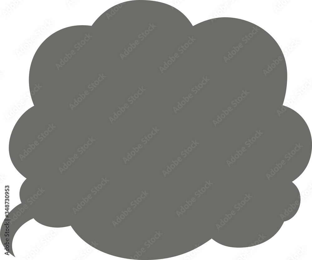 Cute Cartoon Cloudy clouds Speech bubble Cute Cartoon Cloudy clouds Speech bubble