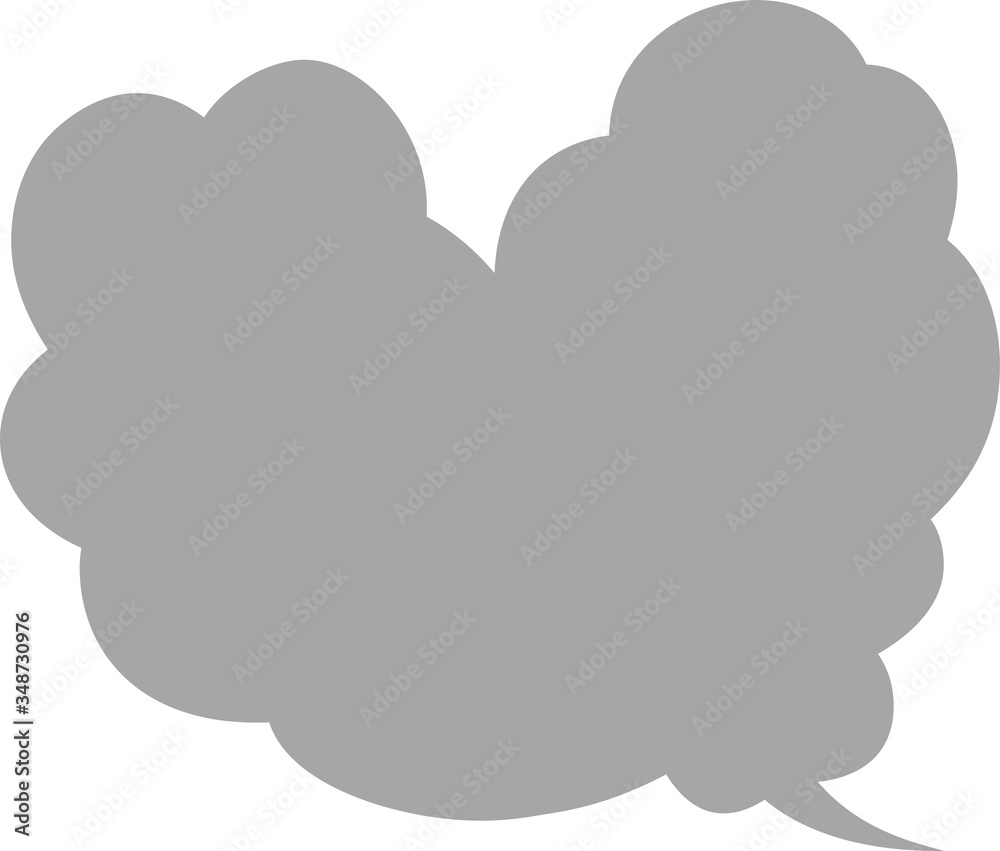Cute Cartoon Cloudy clouds Speech bubble Cute Cartoon Cloudy clouds Speech bubble