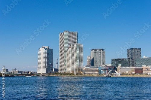 東京豊洲の風景