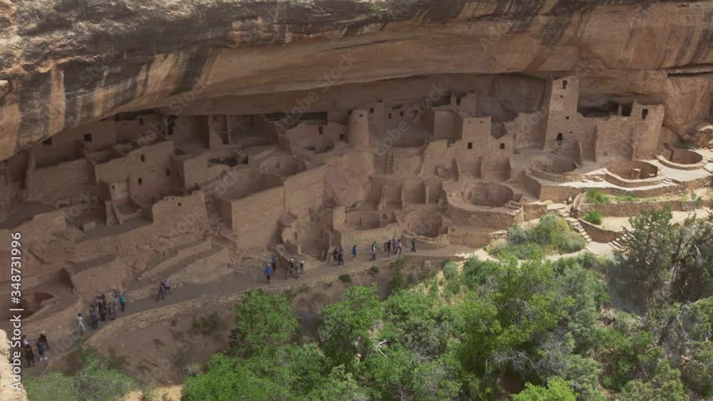 Mesa Verde National Park, New Mexico, USA. 1 May 2020. Archeological cliff dwelling heritage of the Ancestral Pueblo people who made it their home for over 700 years, from 600 to 1300 CE.  