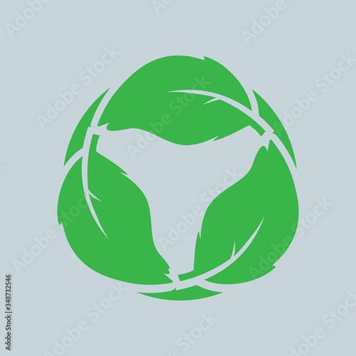 Leaf Logo Plant Eco Green Isolated Nature