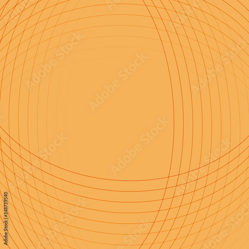 Futuristic and remarkable template or abstract background that made by repeated circular orbit shapes with gradient. It can be used as cover page, business card, etc.