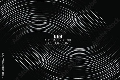 Textured black and white gray gradient abstract lines texture background.

