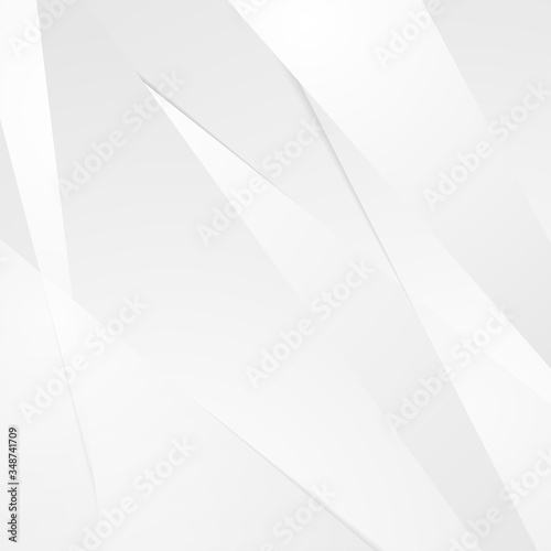 Abstract grey hi-tech polygonal corporate background. Vector stripes minimal light design