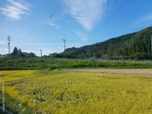 Countryside view in the mountains