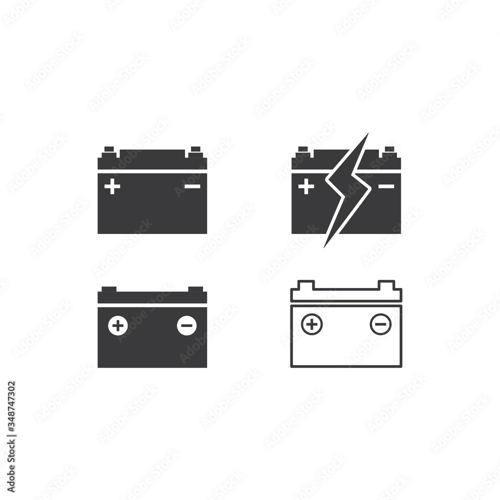 Car battery icon