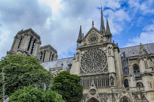 Notre Dame Cathedral, Paris, France.