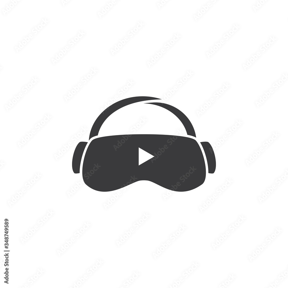 Virtual Reality logo and icon Virtual Reality logo and icon