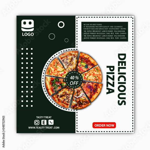 social media food sale banner