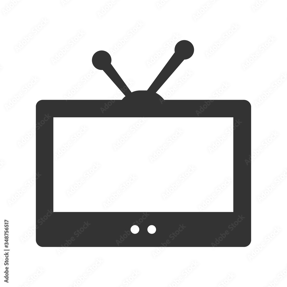 Television set icon