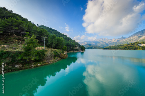 Gudalest Valley is a beautiful place in the mountains. Alicante province. Spain