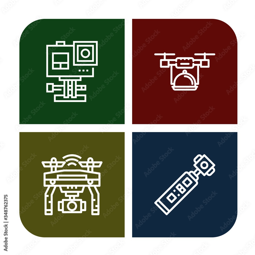 copter icon set