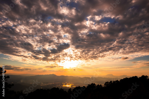 The Mountain at The Sunrise © thornchai